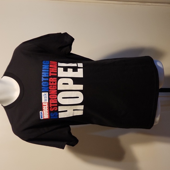 Muscle Walk hope black L tshirt - Picture 1 of 2